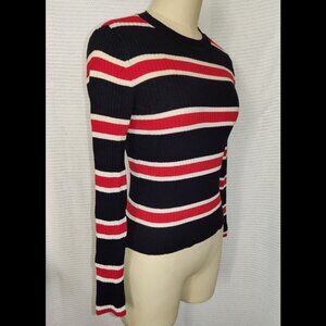 Divided H&M Long Sleeve Striped Top